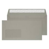 Creative Peel & Seal DL+ Coloured Envelope Grey 229 (W) x 114 (H) mm Window 120 gsm Pack of 500