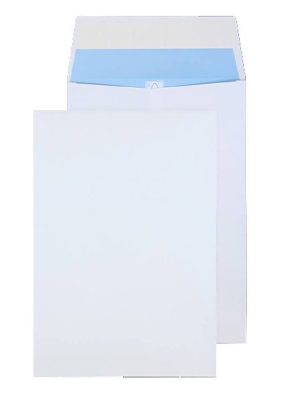 Purely Nature First Ennvironmental C4 Gusset Envelopes Peel & Seal 324 x 229 x 25 mm Plain 140 gsm White Pack of 125