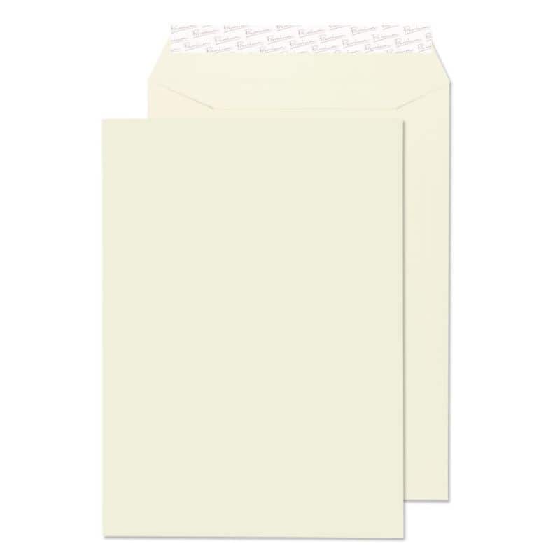 PREMIUM Business Envelopes C4 229 (W) x 324 (H) mm Adhesive Strip Grey 120 gsm Pack of 20