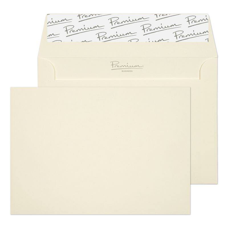 PREMIUM Business Envelopes C6 162 (W) x 114 (H) mm Adhesive Strip Grey 120 gsm Pack of 500