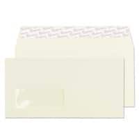 PREMIUM Business DL Envelopes Grey 220 (W) x 110 (H) mm Window 120 gsm Pack of 50