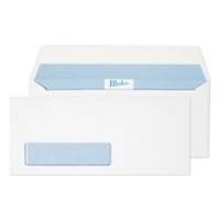 PREMIUM Office Non standard Envelopes White 241 (W) x 105 (H) mm Window 120 gsm Pack of 500