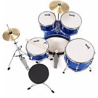 PDT RockJam 5-Piece Junior Drum Set Blue
