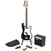 PDT RockJam Bass Guitar super Kit - Blk