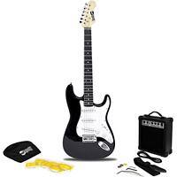 PDT RockJam Elec Guitar Super Kit Black