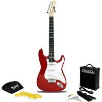 PDT RockJam Elec Guitar Super Kit Red