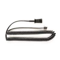 JPL BL-01+P Headset Cable RJ11 (6P4C) Male, QD Male Black