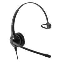 JPL 611PM Wired Mono Headset Over the Head With Noise Cancellation QD Male With Microphone Grey