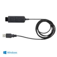 JPL BL-054MS Headset Cable USB A Male, QD Male Black