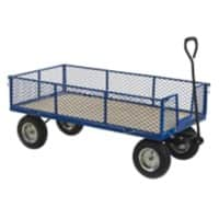 GPC Industrial General Purpose Truck, Plywood Base/Mesh Sides, REACH Compliant Wheels, 500kg Capacity