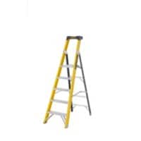 Climb-It Climb-It® Glass Fibre Platform Stepladder, 5 Tread, Integral Tool Tray