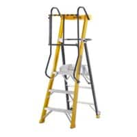 Climb-It Climb-It® Glass Fibre Podium Step, 3 Tread, Integral Tool Tray