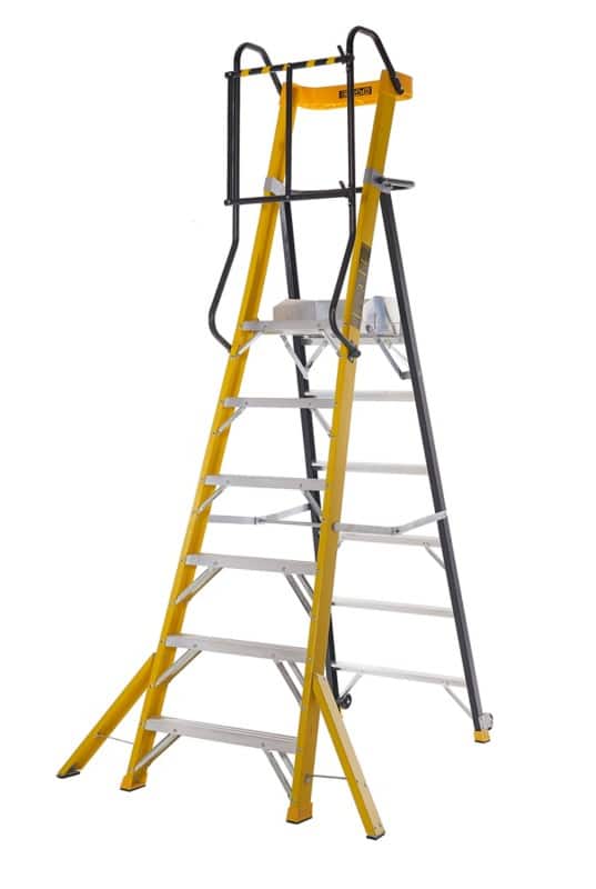 Climb-It 6 Ladder with Multifunctional Tray 2610 mm Glass Fibre 150