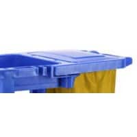 GPC Janitorial Cleaning Trolley with Bag Lid, 100kg Capacity