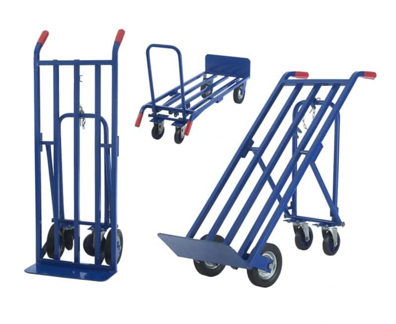 GPC Trolley 250 Steel 47 x 34 x 128 cm Blue