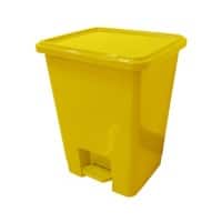 GPC Pedal Bin 15 L Yellow Polypropylene LPB15Z_3_YLW Pack of 3