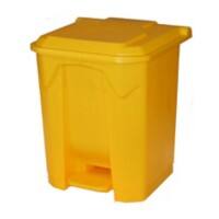 GPC Pedal Bin 30 L Yellow Polypropylene LPB30Z _YE