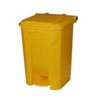GPC Pedal Bin 50 L Yellow Polypropylene LPB50Z _YE