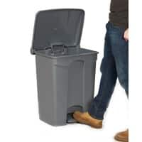 GPC Pedal Bin 68 L Grey Polypropylene GBI68Z_GREY