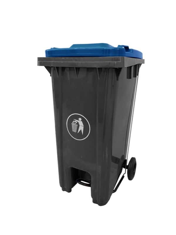 GPC Pedal Bin 240 L Dark Grey Polypropylene LPB240Z_BL_L