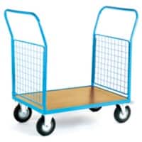 GPC Platform Truck with 2 Mesh Ends 1000 x 700mm 500kg Capacity Blue