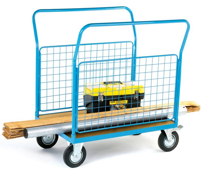 GPC Platform Truck 500 Steel 100 x 70 x 105 cm Blue