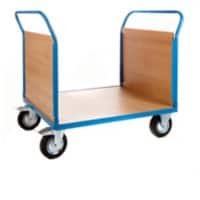 GPC Platform Truck with 2 Veneer Ends 1000 x 700mm 500kg Capacity Blue