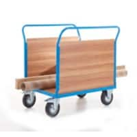 GPC Platform Truck with 2 Veneer Sides 1000 x 700mm 500kg Capacity Blue