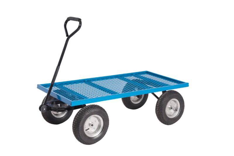 GPC Platform Truck 400 Steel 120 x 60 x 37 cm Blue