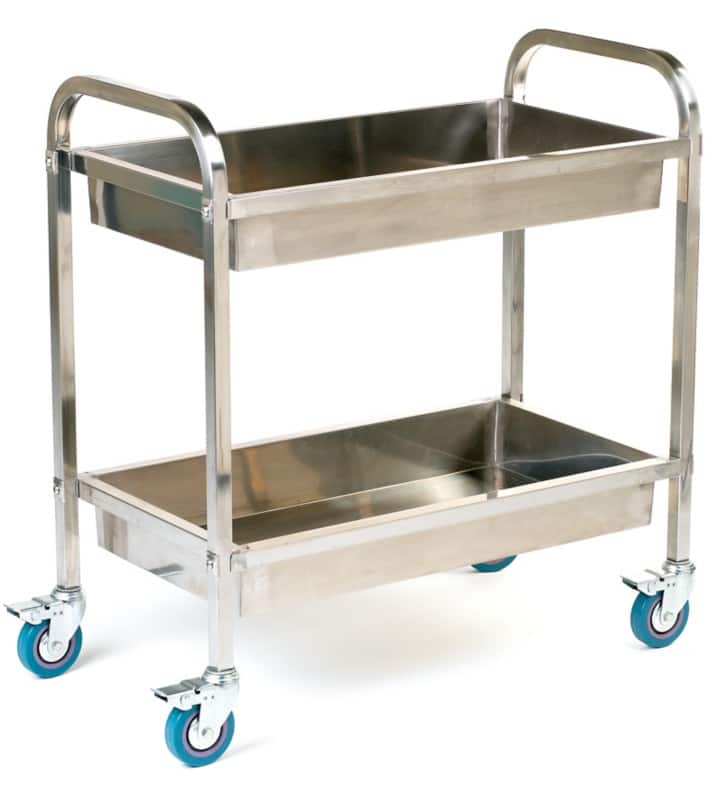 GPC Trolley 100 Stainless Steel 83.7 x 44.3 x 89.5 cm Silver
