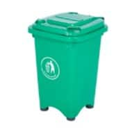 GPC Waste Bin 50 L Green Polyethylene LFB50Z_GREEN