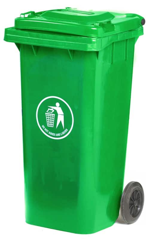 GPC Wheelie Bin 120 L Green LWB120Y_GR