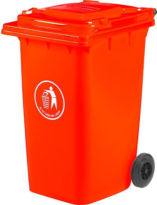 GPC Wheelie Bin 240 L Red Polyethylene LWB240Y_RED