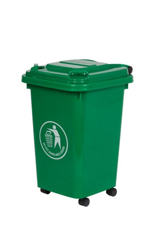GPC Wheelie Bin 30 L Green Polyethylene LWB30Y_GREEN