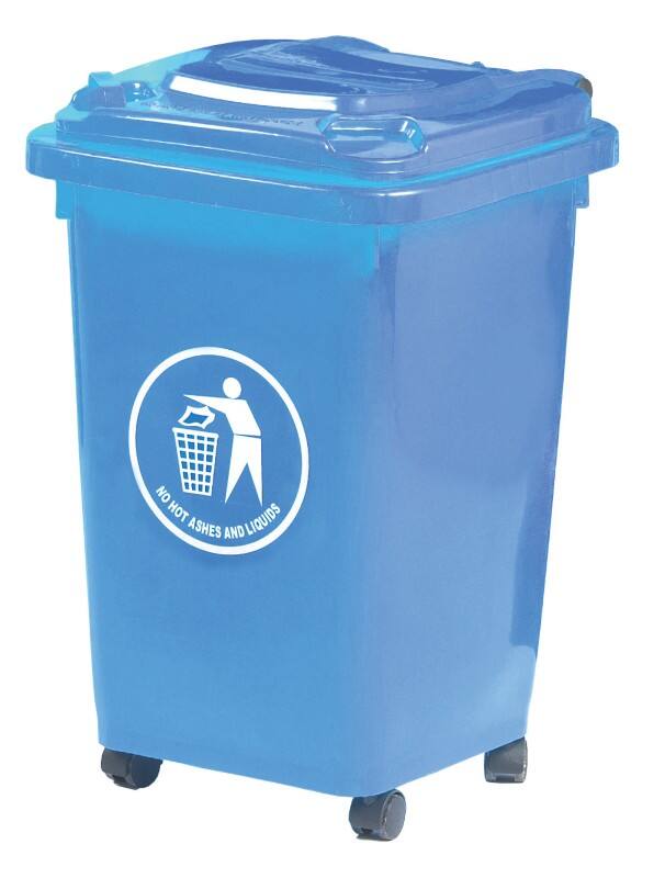 GPC Wheelie Bin 50 L Blue Polyethylene LWB50Y_BLUE