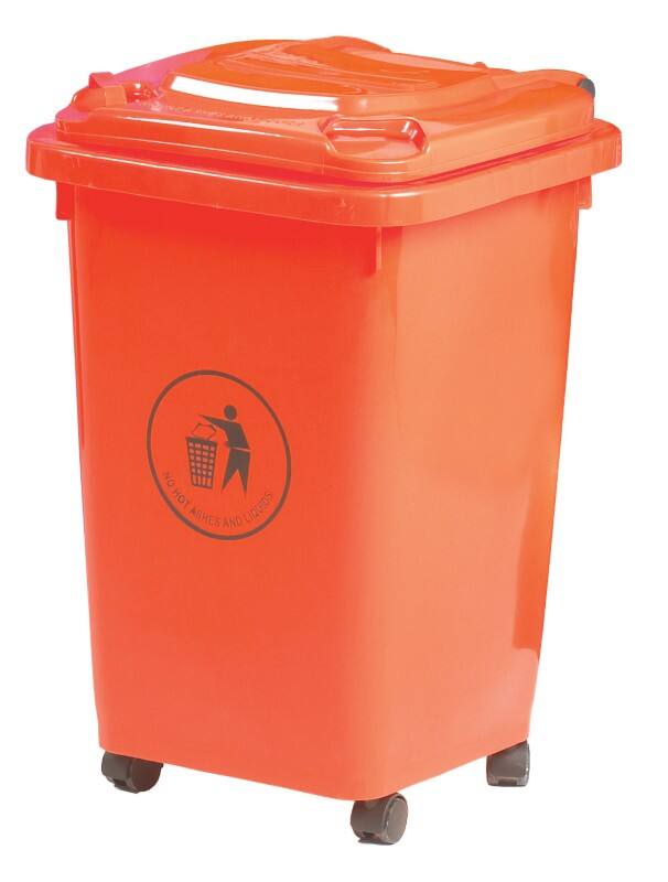 GPC Wheelie Bin 50 L Red Polyethylene LWB50Y_RED
