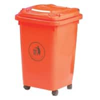 GPC Wheelie Bin 50 L Red Polyethylene LWB50Y_RED