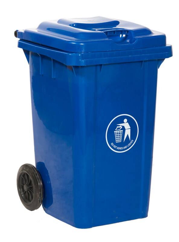 GPC Wheelie Bin 80 L Blue Polyethylene LWB80Y_BLUE
