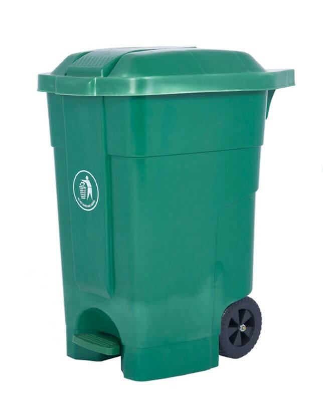 GPC Pedal Bin 70 L Dark Grey Polyethylene LPB70Y_DKGRY