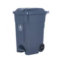 GPC Pedal Bin 70 L Green Polyethylene LPB70Y_GREEN