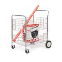 GPC Trolley 120 Chrome Plated Wire 66 x 66 x 99 cm Silver