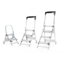 GPC 4 Castors Ladder without Multifunctional Tray 1440 mm Aluminium 150 kg