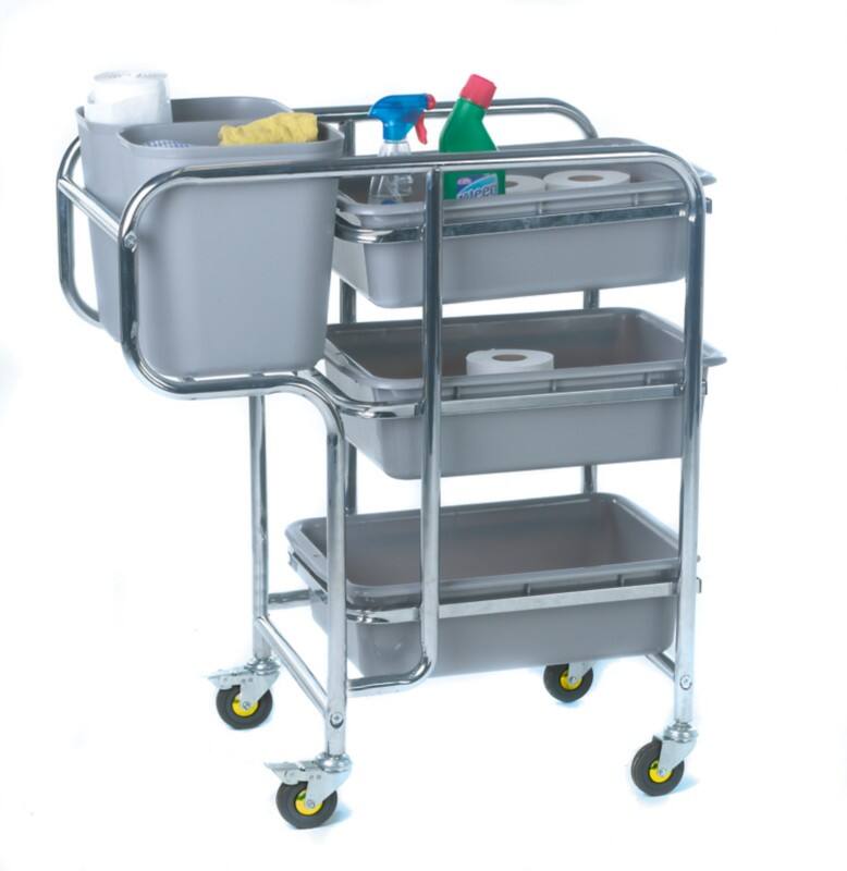 GPC Trolley 100 Steel 77.6 x 45.5 x 92.5 cm Grey