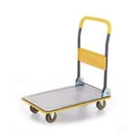 GPC Deluxe Folding Trolley 150kg Capacity 482 x 830 x 740mm Yellow