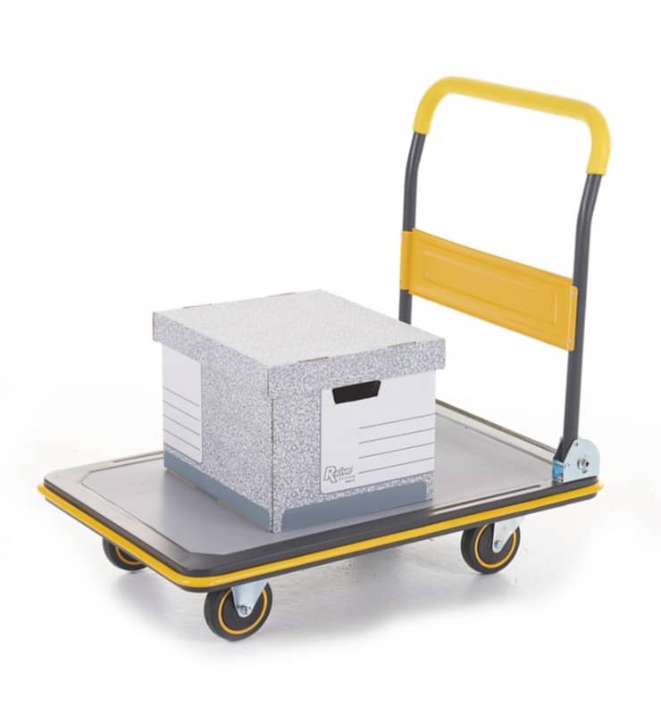 GPC Trolley 300 Steel 91.4 x 62 x 87 cm Yellow