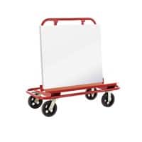 GPC Heavy Duty Dry Wall Board Trolley 800kg Capacity 584 x 1219 x 1219mm Red