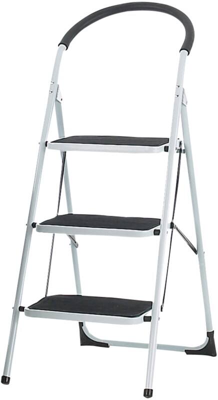 GPC Folding Step with Soft Grip Handle, 3 Tread