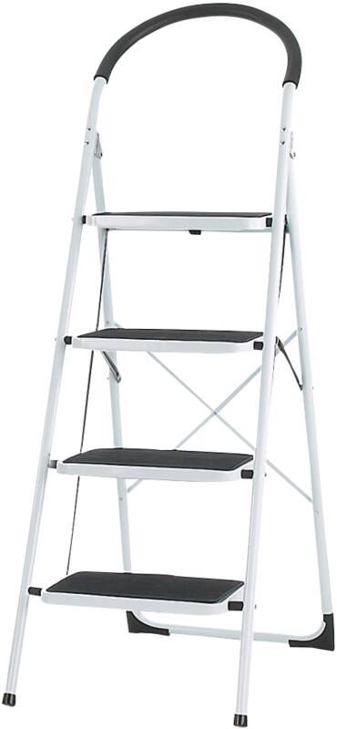 GPC Folding Step with Soft Grip Handle, 4 Tread