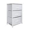 Clarisworld Storage Unit PP-9950WT with 3 Drawers White