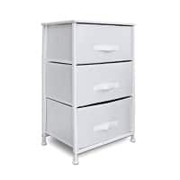 Clarisworld Storage Unit PP-9950WT with 3 Drawers White